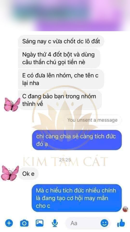 Tin nhắn khách kể ngày thứ tư đốt bột thì chốt được lô đất